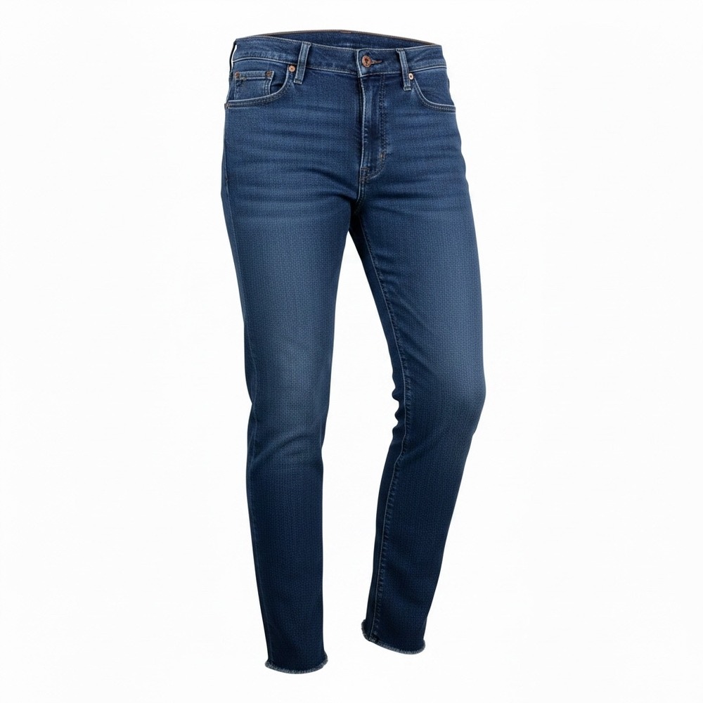 Judy Blue 20W Dark Wash High Rise Raw Hem Skinny Jeans JB88703 DK - Picture 2 of 10